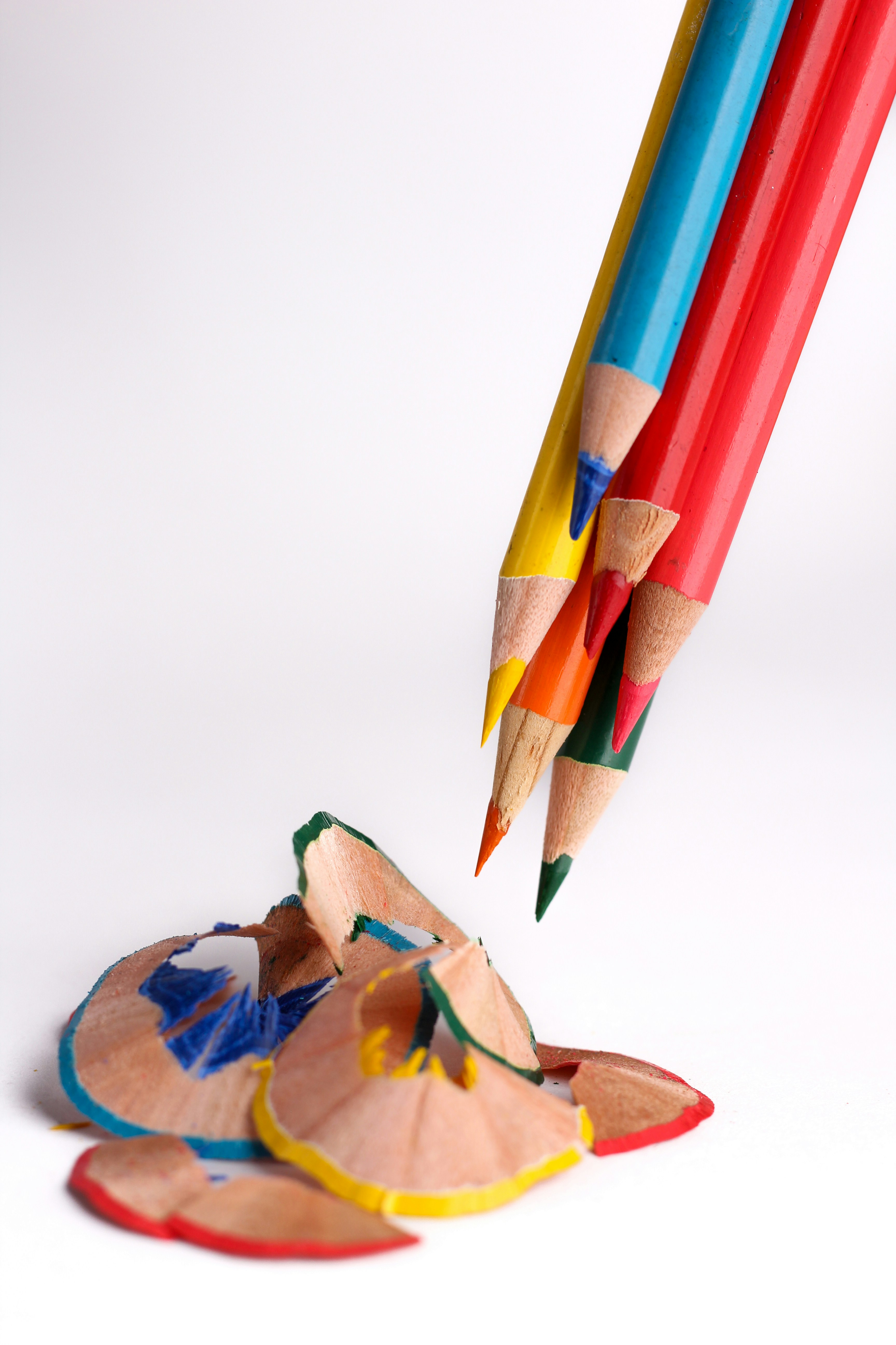 Un grupo de lápices de colores