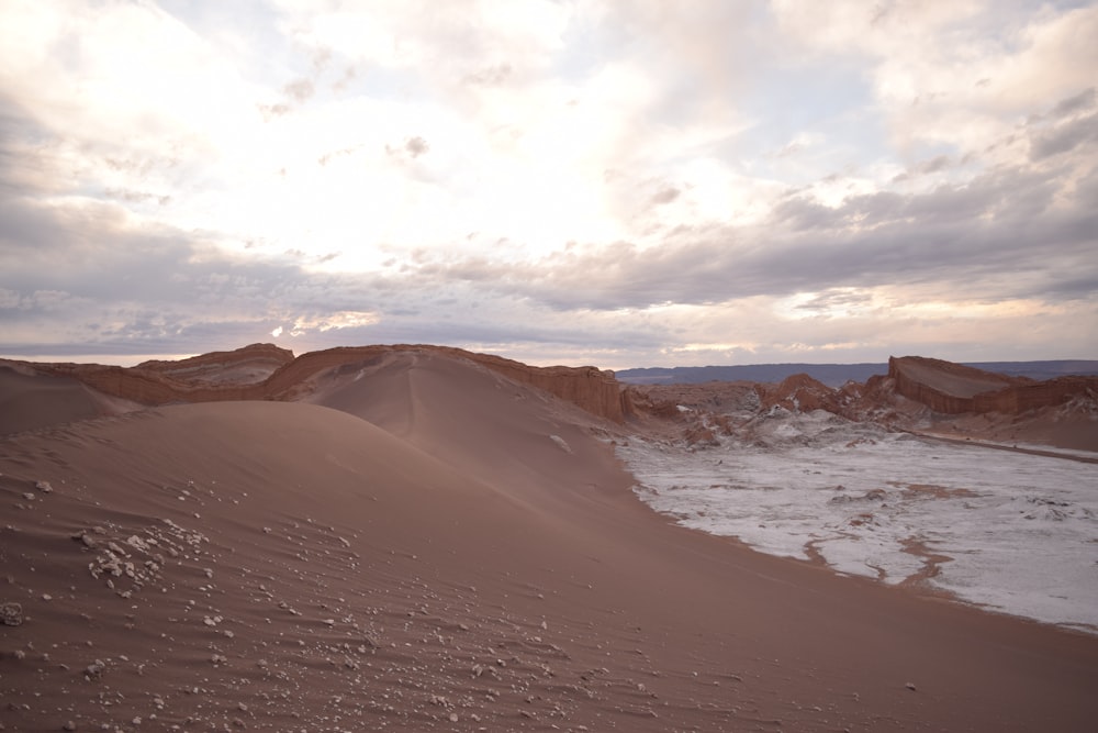 a large desert landscape