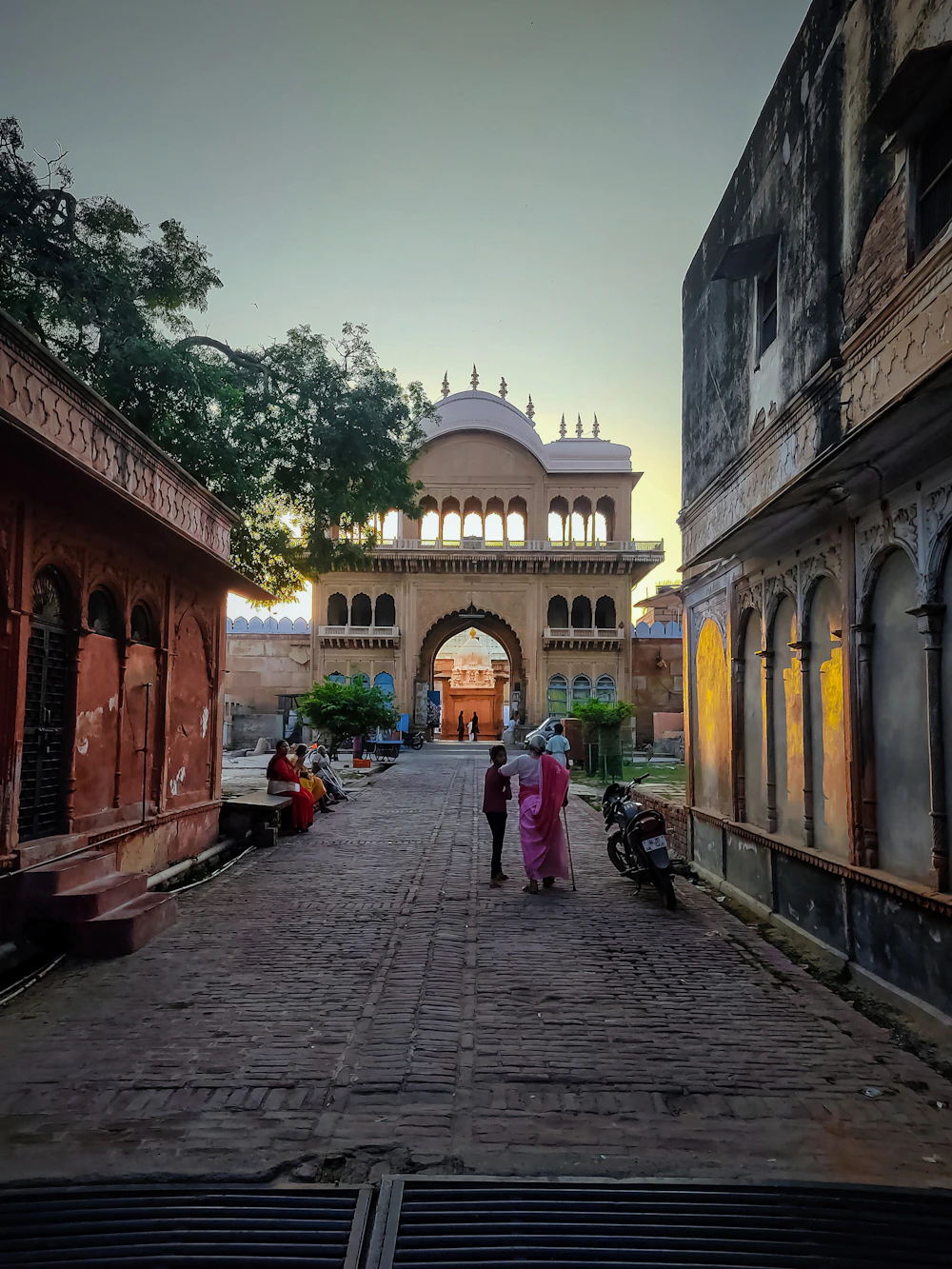 Mathura Vrindavan streets and temples near the real estate corridor