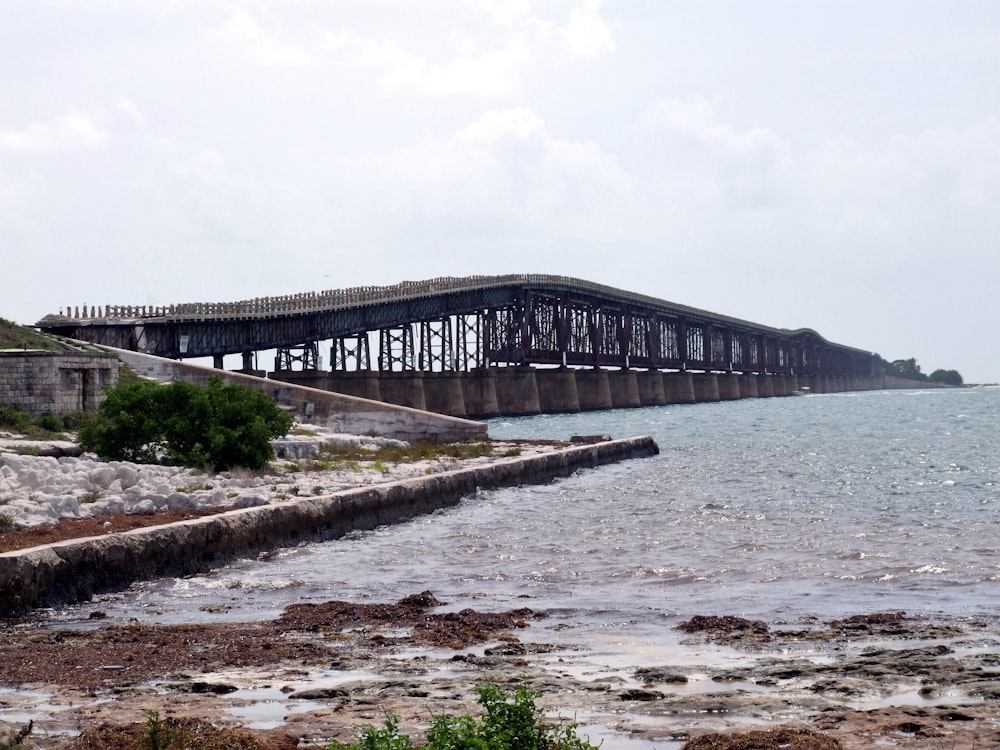 Un puente sobre un cuerpo de agua