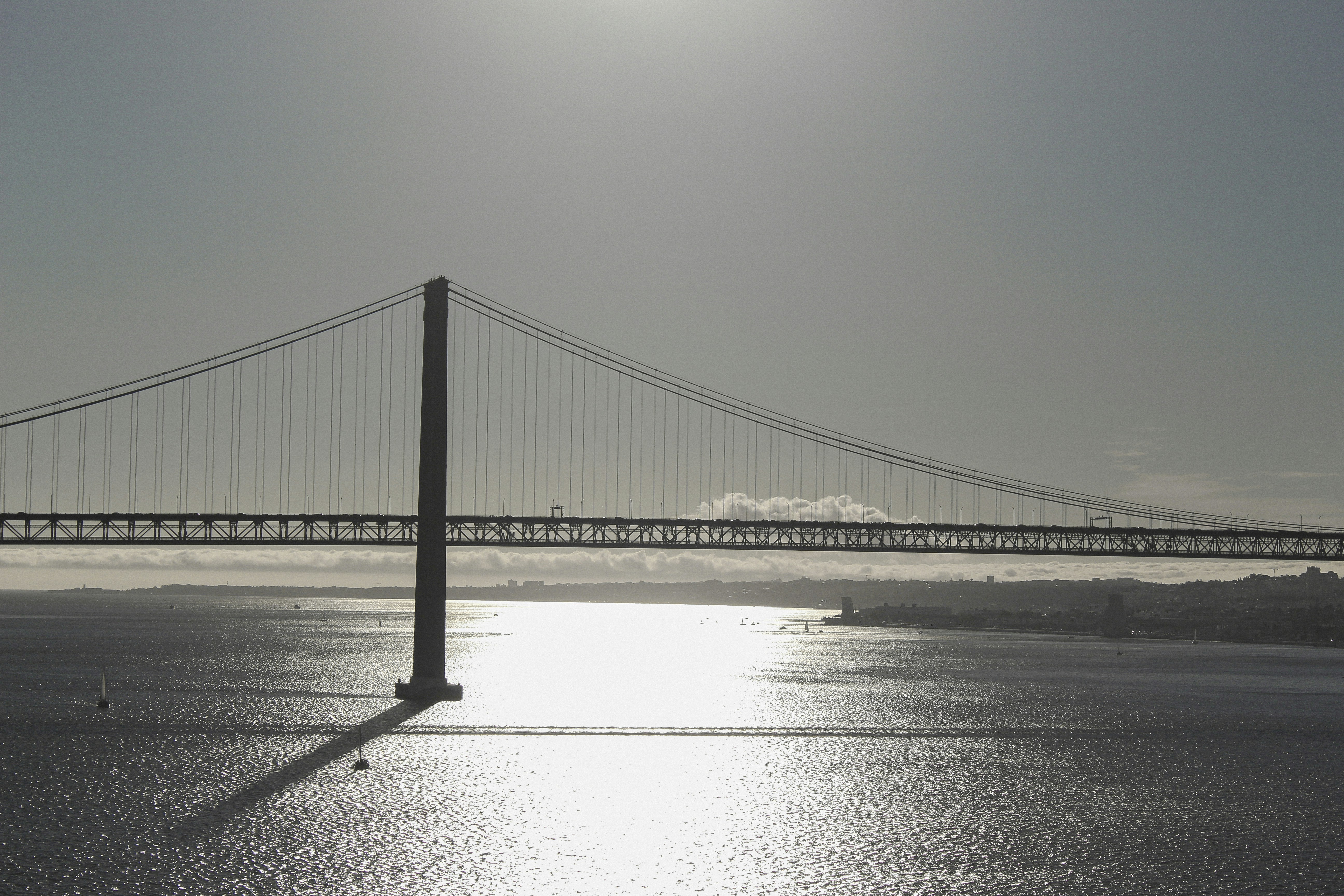 a bridge over a body of water