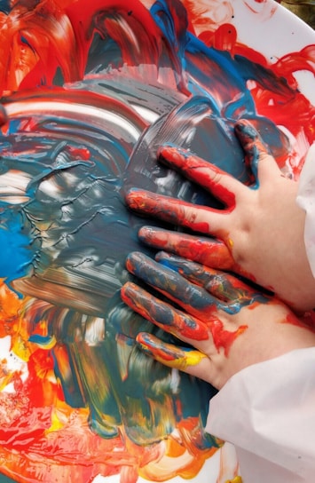 a painting of a person