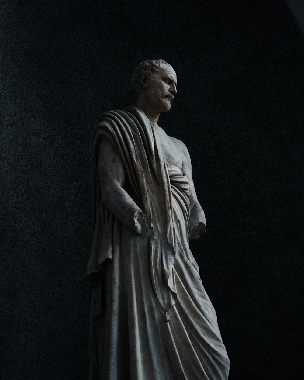 a statue of a man