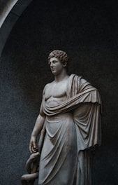 a statue of a person