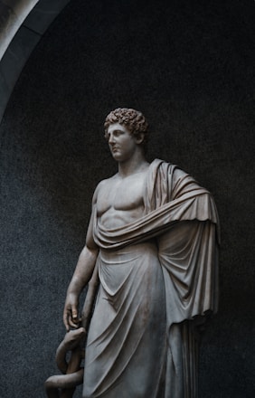 a statue of a person