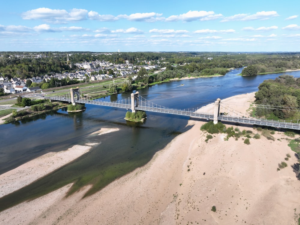 un pont au-dessus d’une rivière