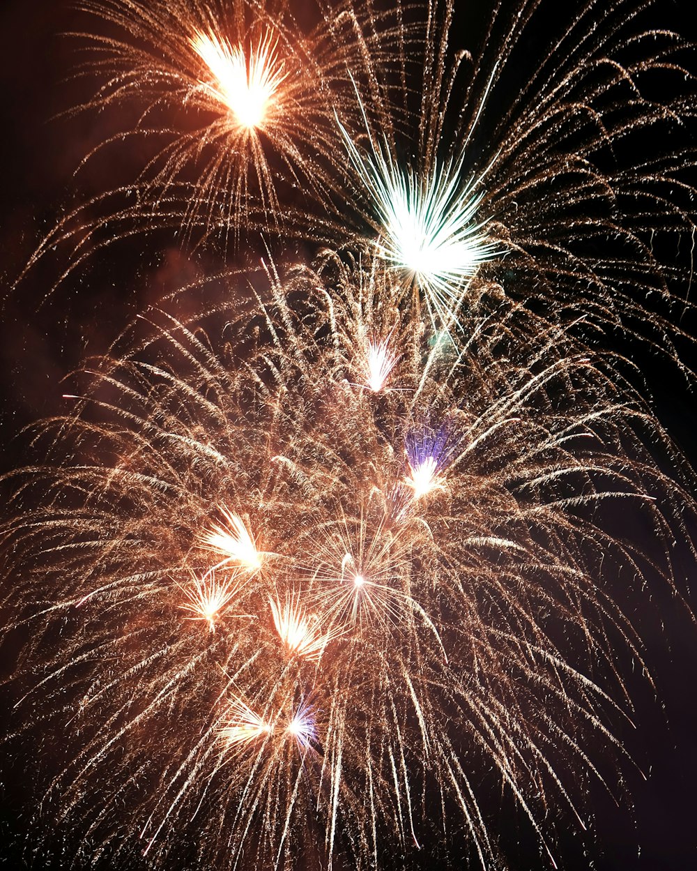 Fuochi d'artificio nel cielo