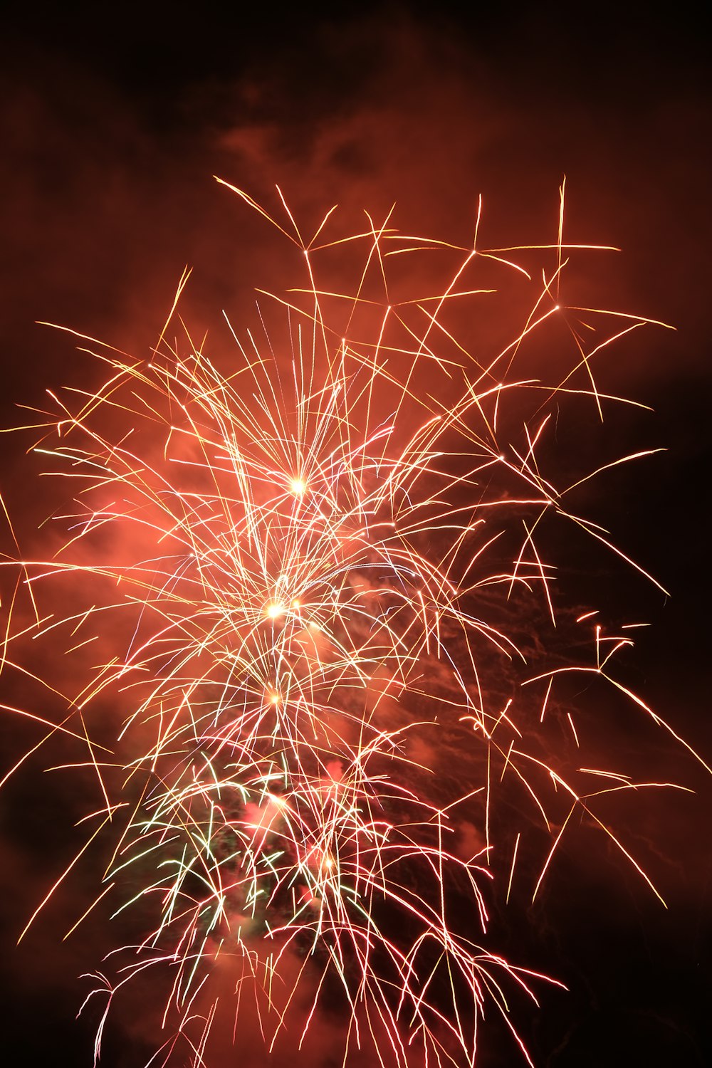 Feuerwerk am Himmel