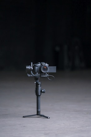 a camera on a tripod