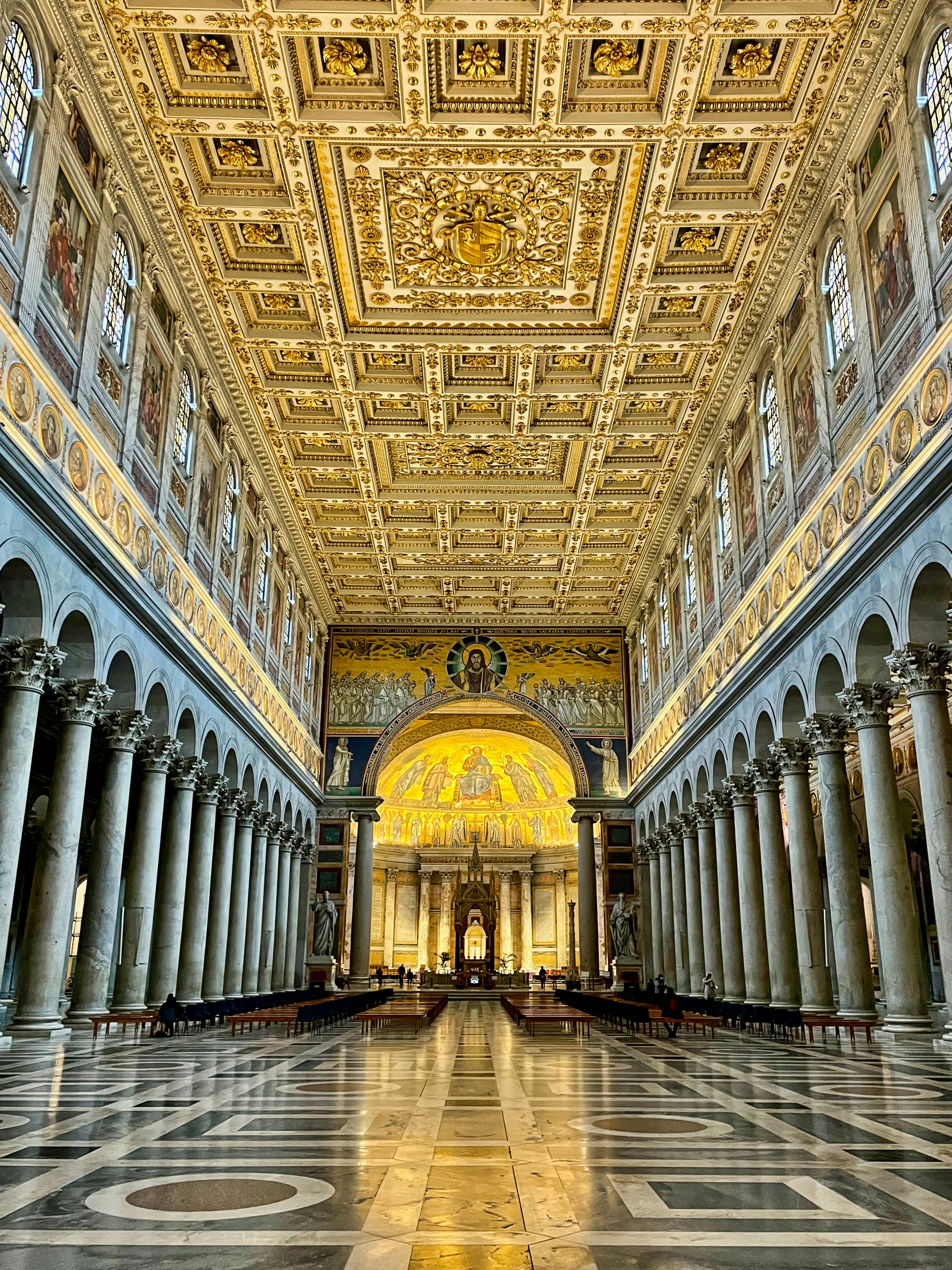 a large ornate building with columns