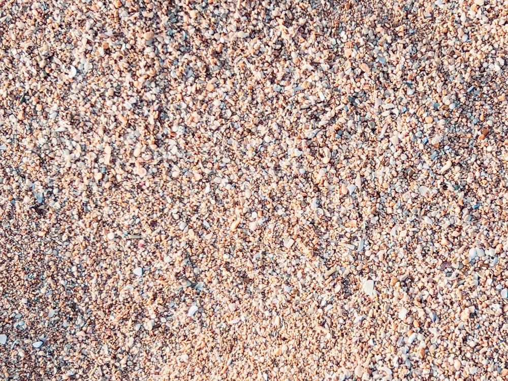 a close up of a gravel surface