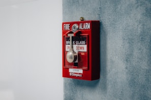 a red and black battery