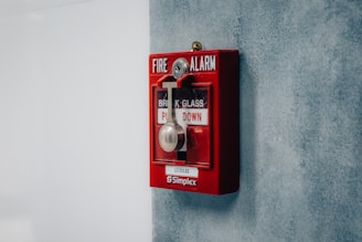 a red and black battery