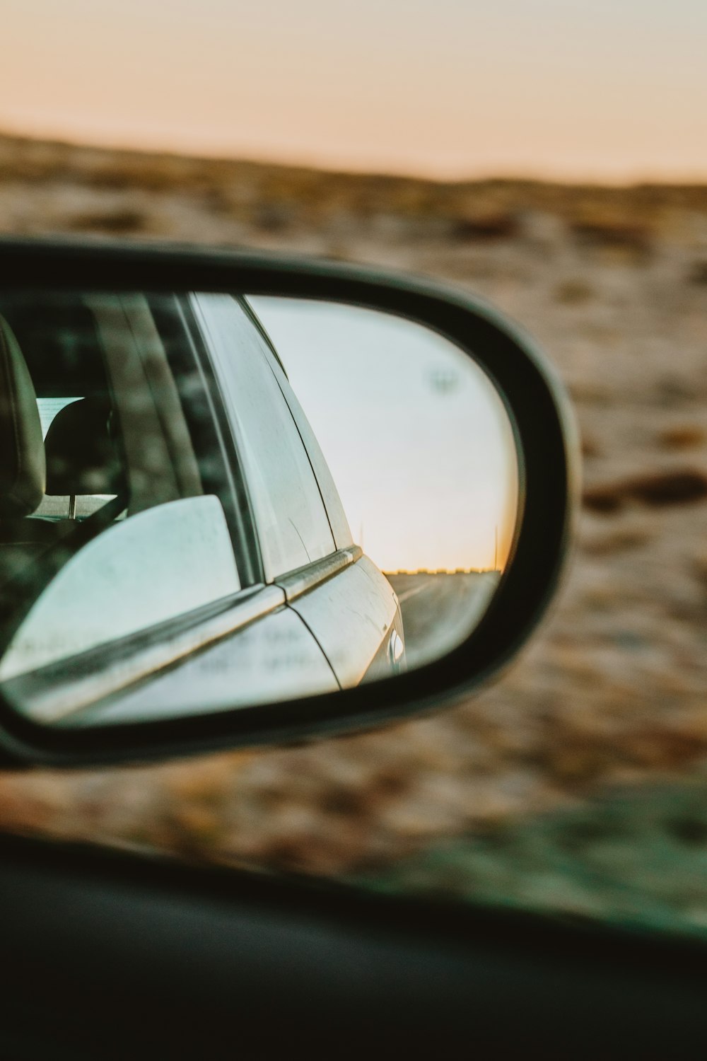 a car on a road