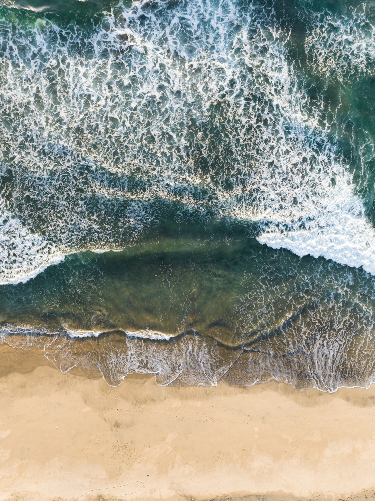 Waves on a Mexican beach