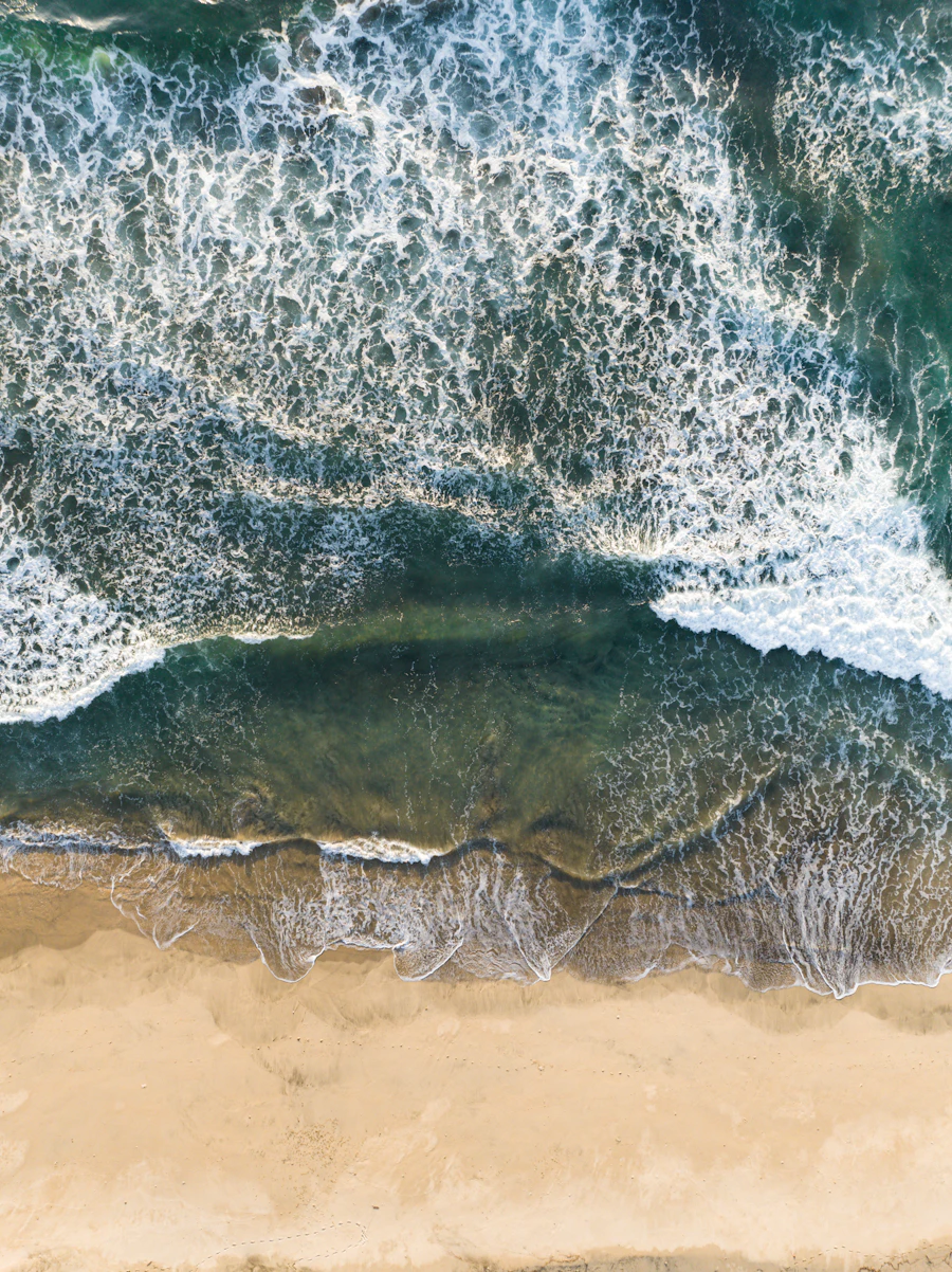 Waves on a Mexican beach