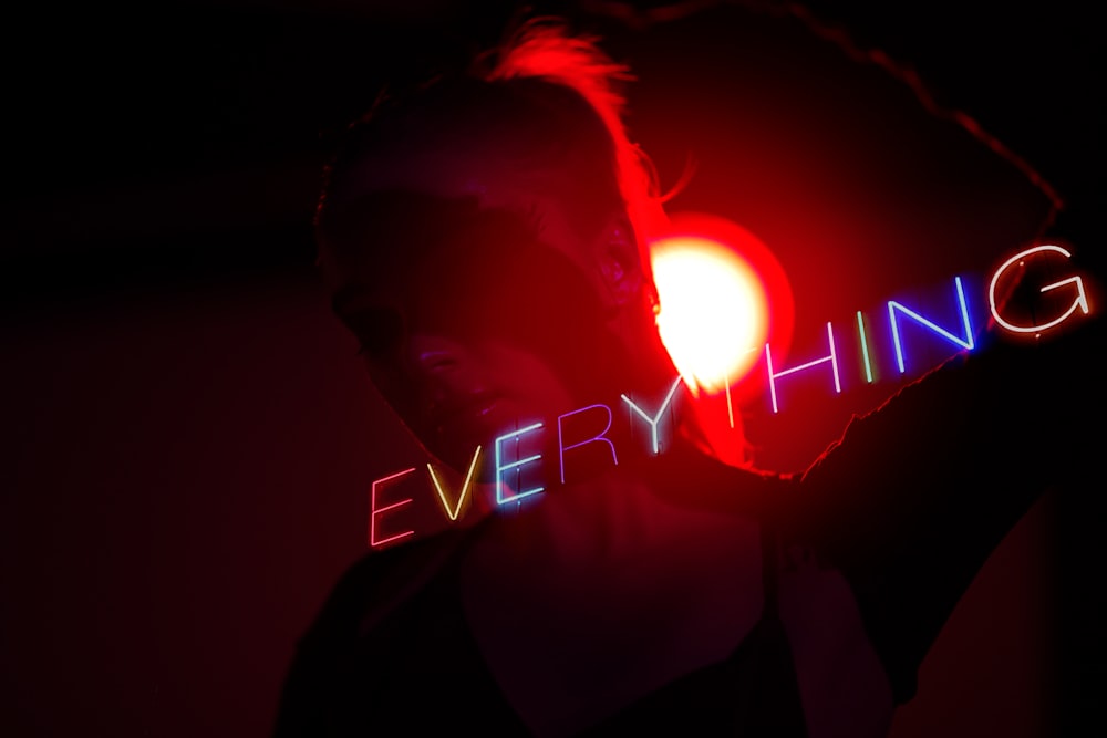 a person holding a glowing object