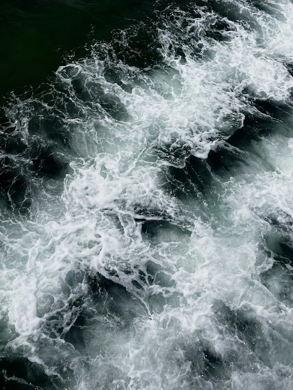 a large storm in the ocean