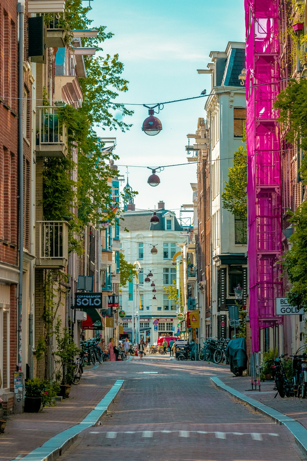 a street with buildings on both sides