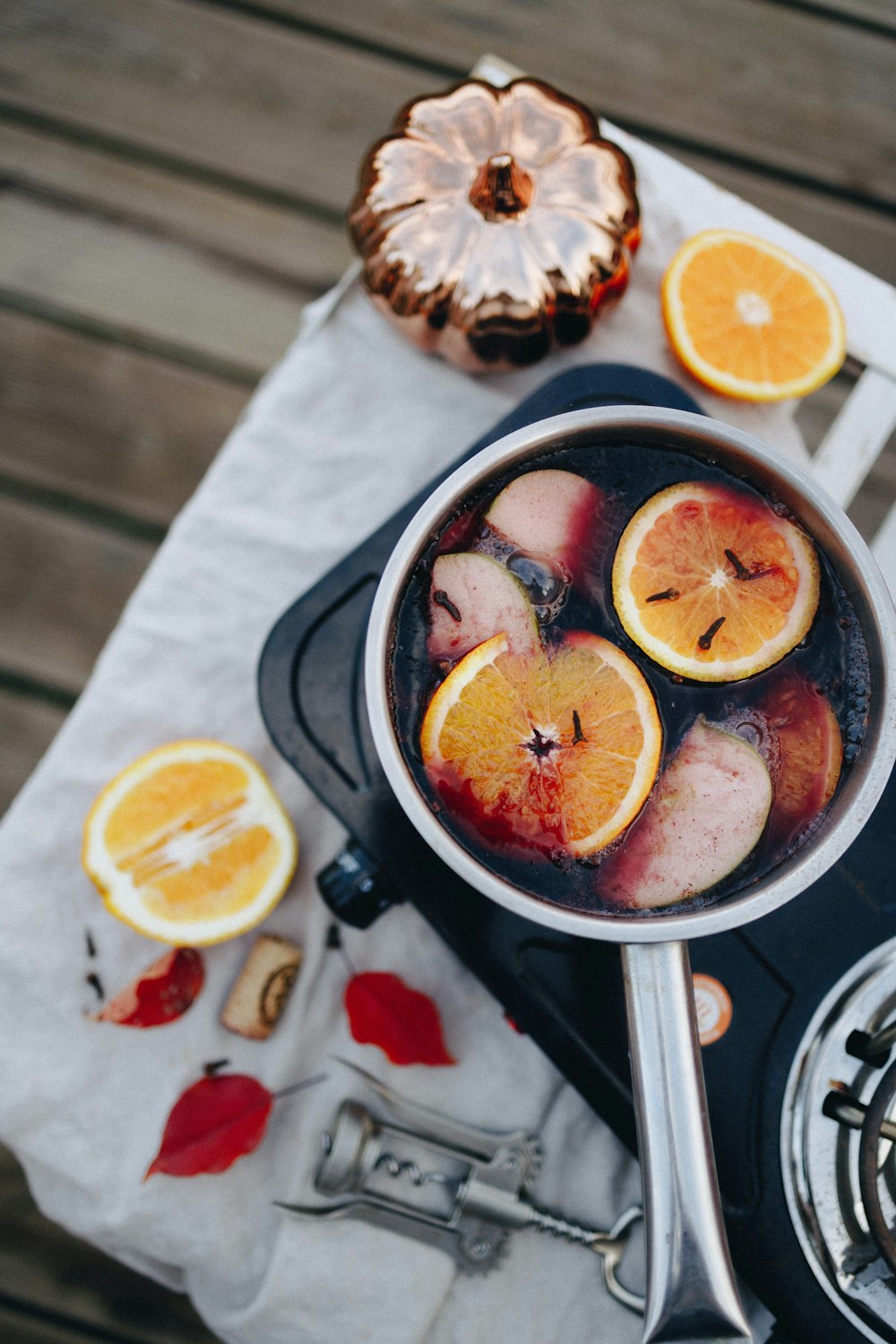 a plate of fruit