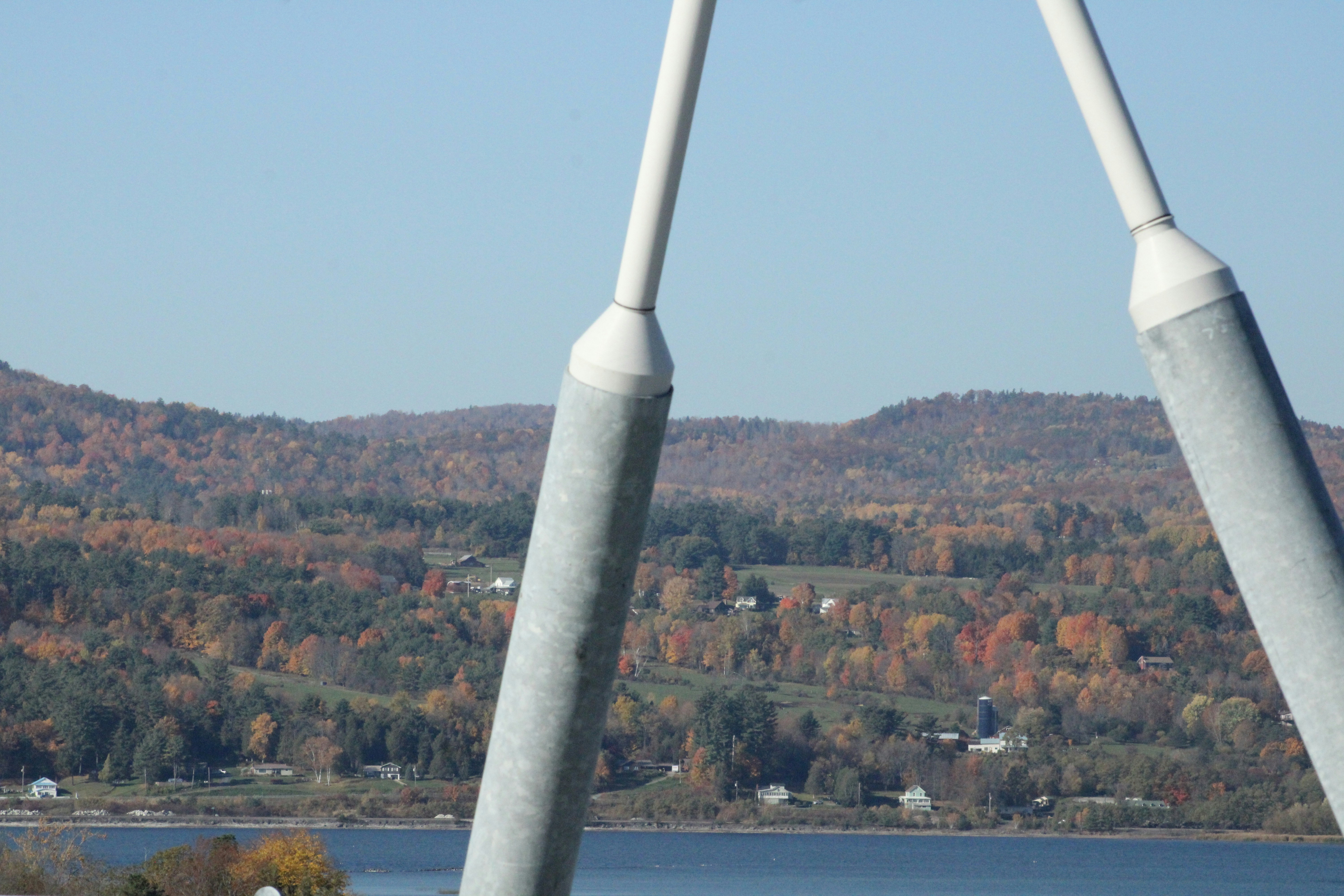 a group of wind turbines