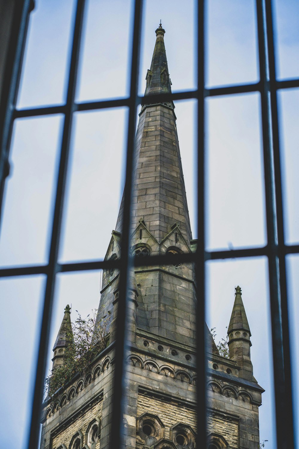 a tall building with a tower