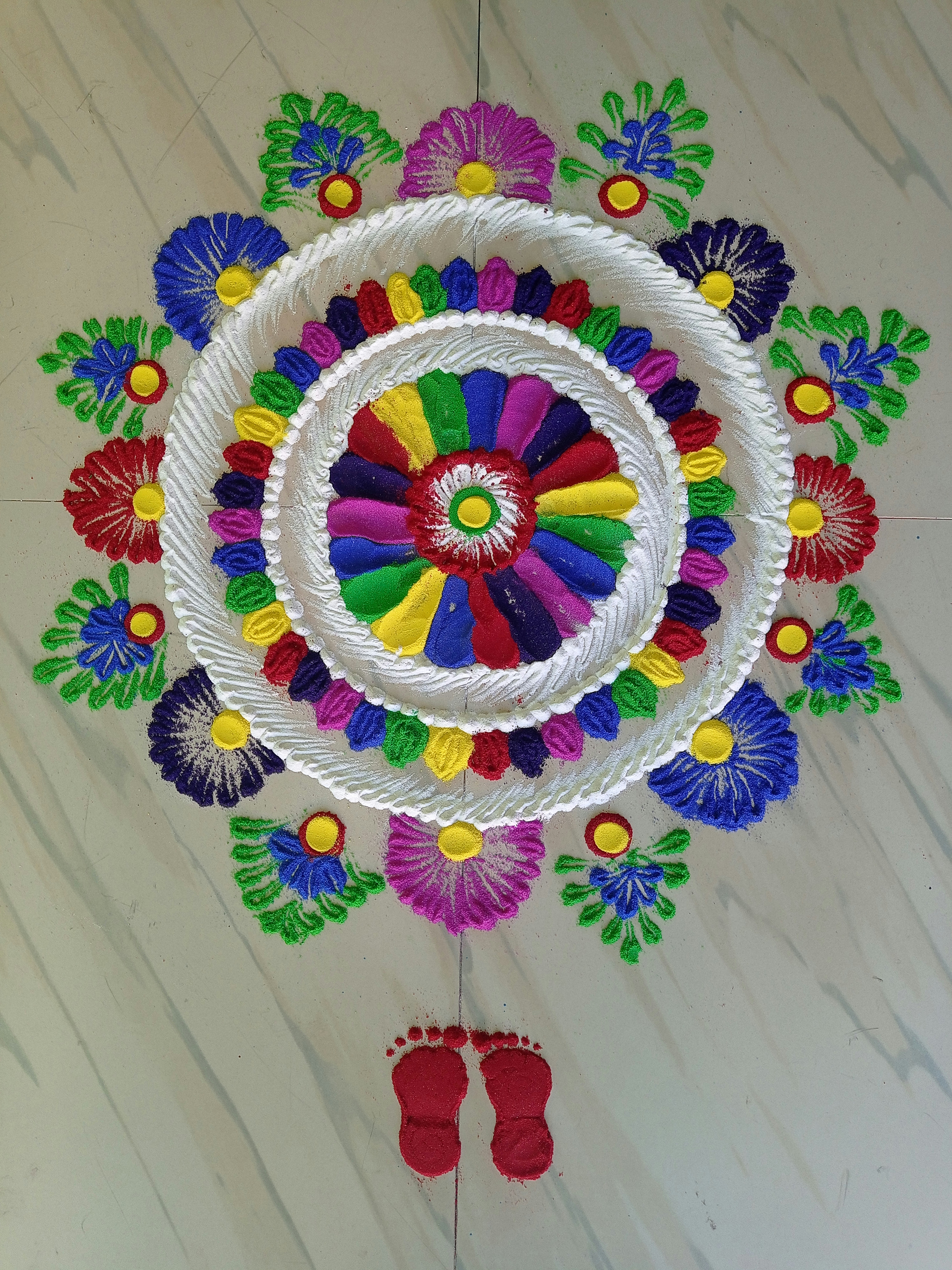 Handcrafted Rangoli Art