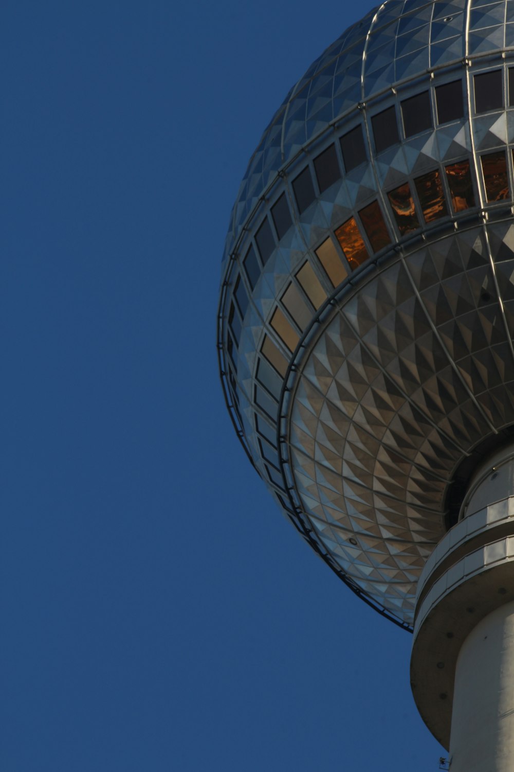 a tall building with a round top