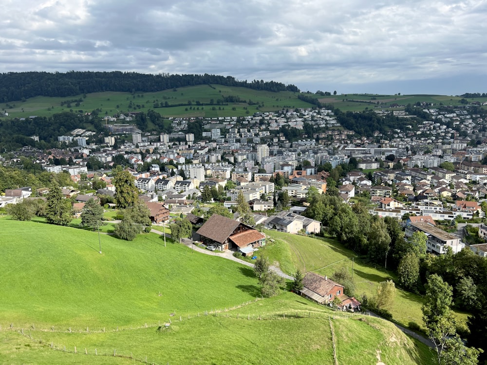 a town in the countryside