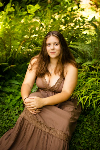a person in a dress