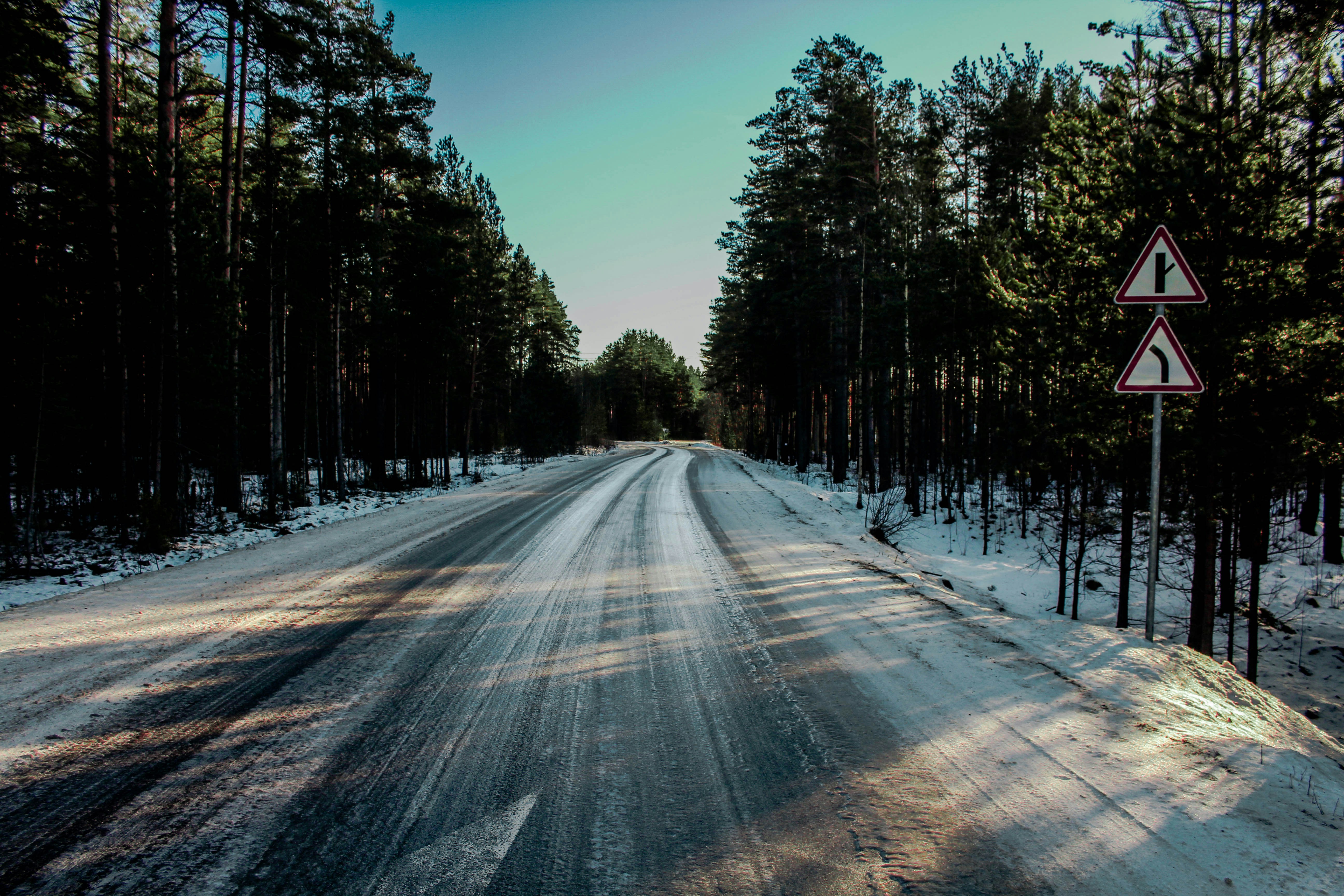 a road with a sign on it