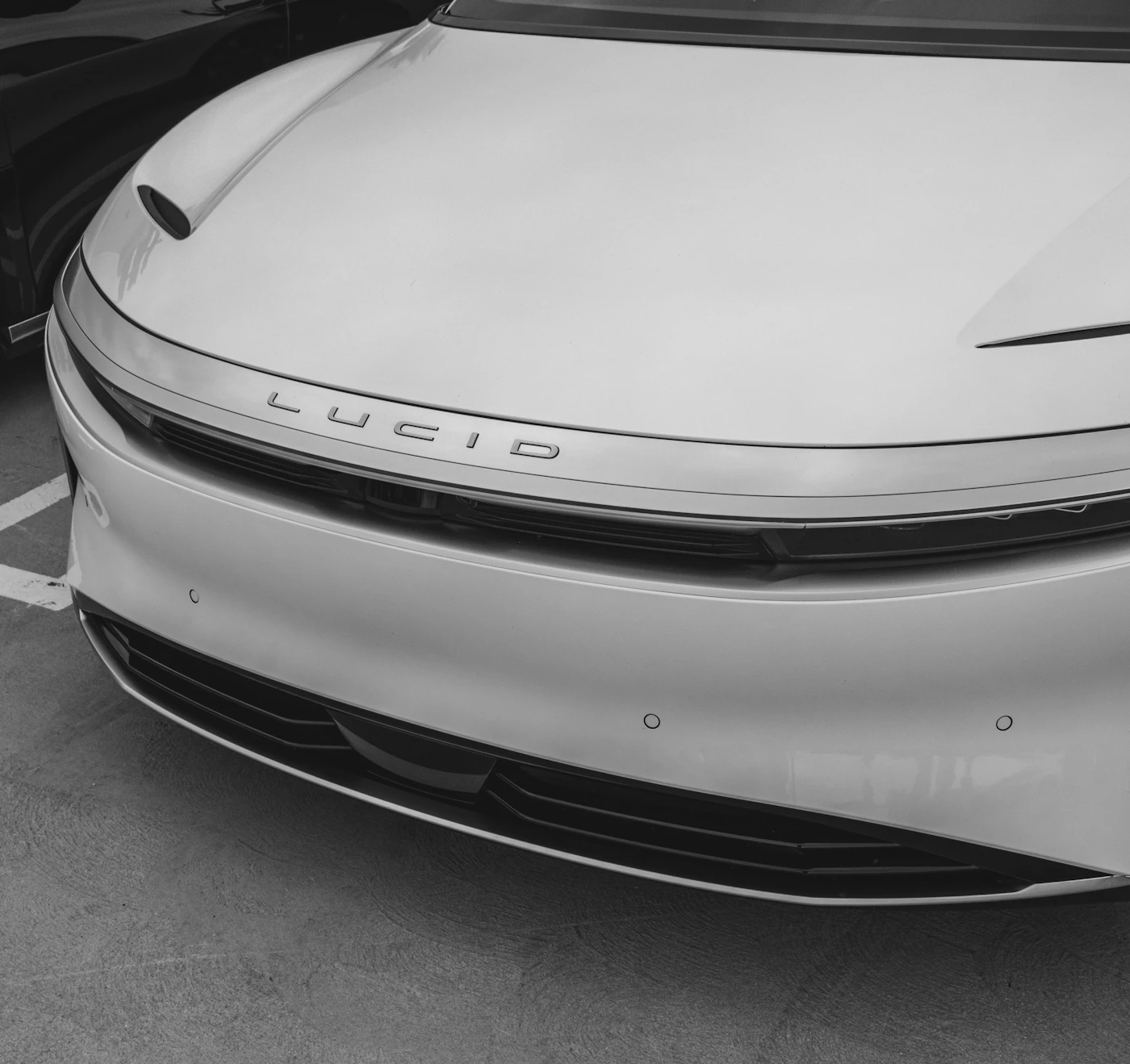 Lucid Air, berline électrique américaine ultra-premium, vue de face