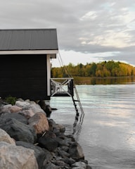 Seasonal cottage with private water access on Gloucester Pool, real estate snapshot.