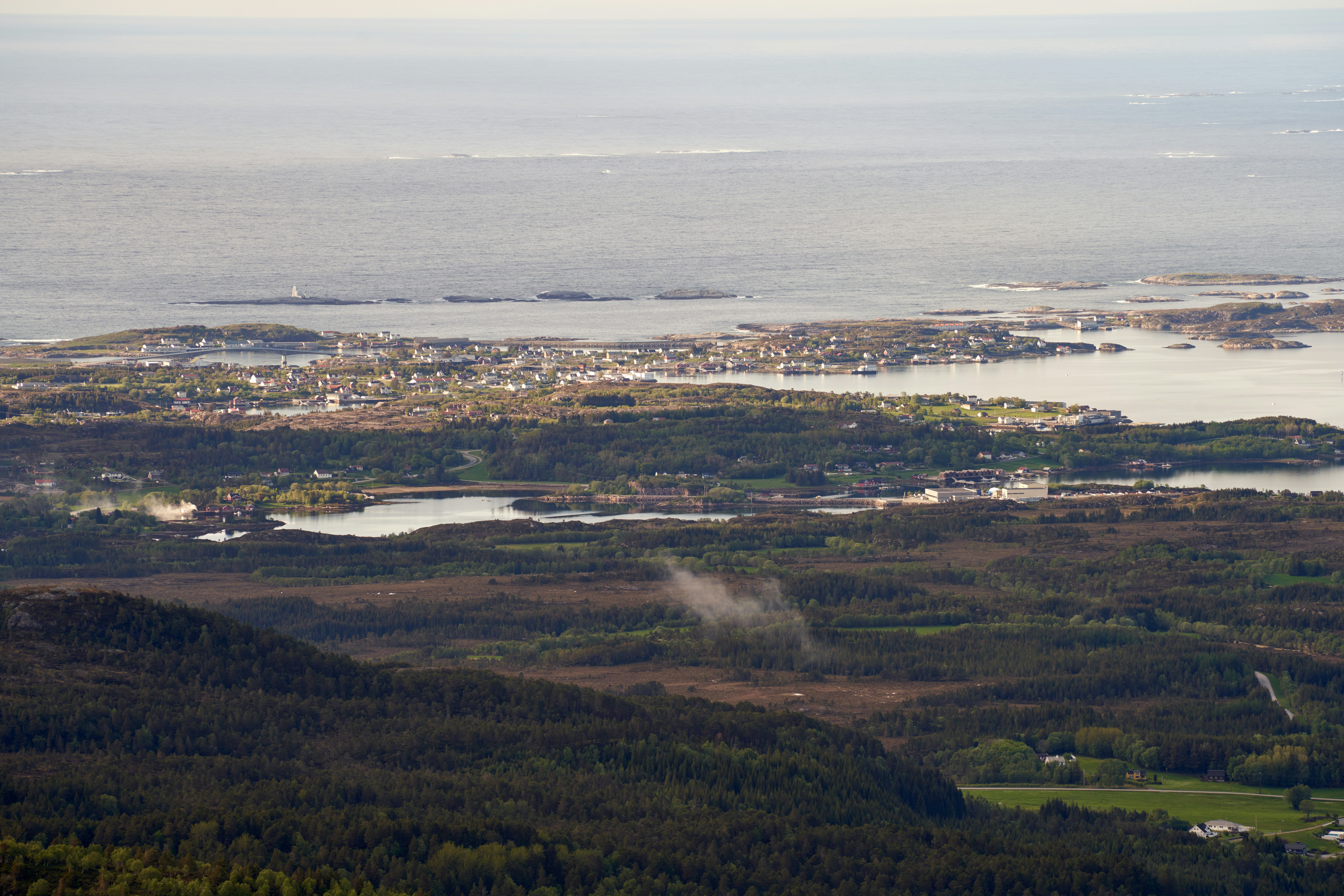 Aerial view of the northern Göteborgs archipelago