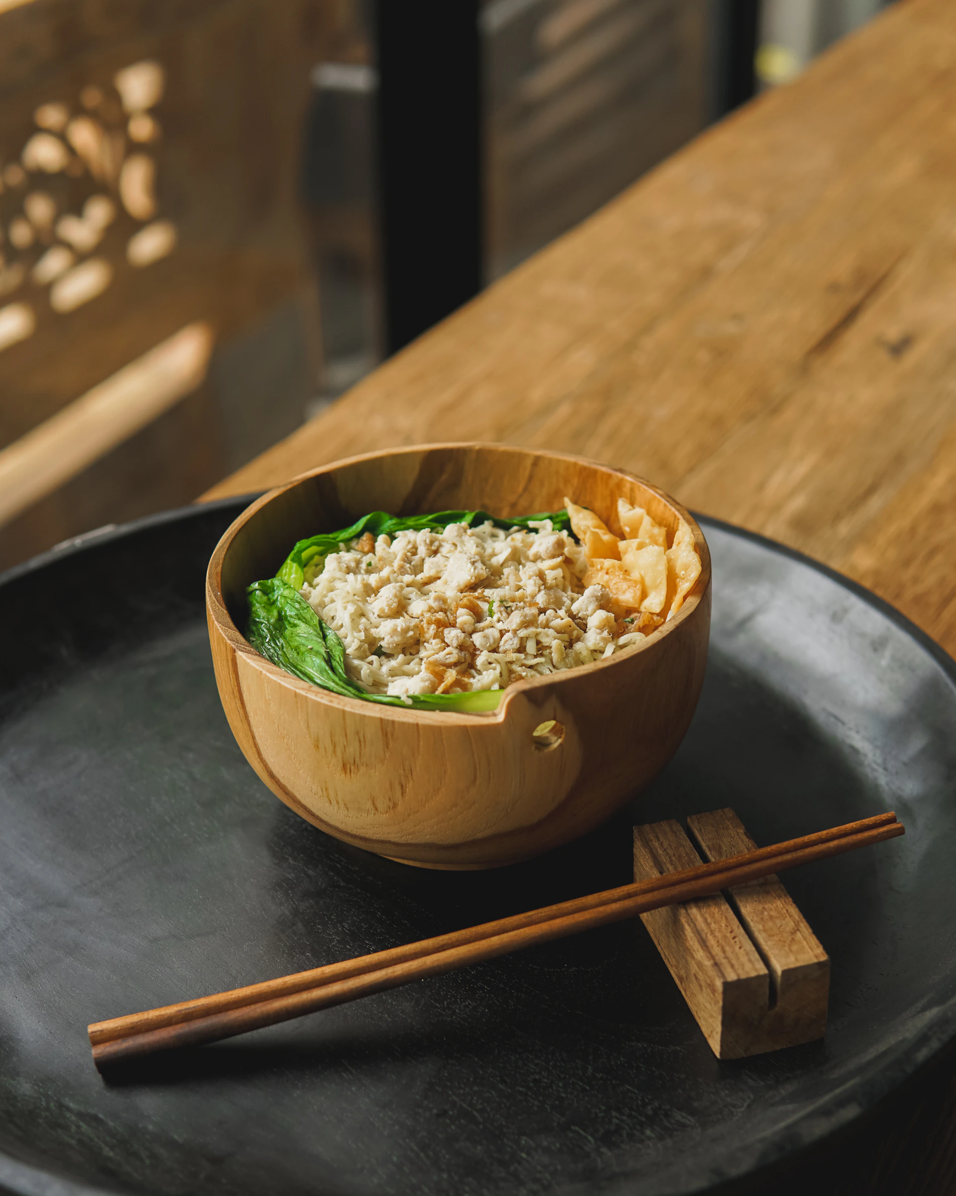 a bowl of food