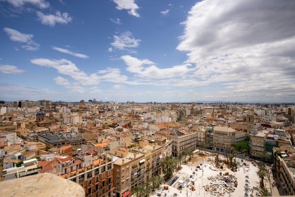 A city with many buildings — Valencia, Spain