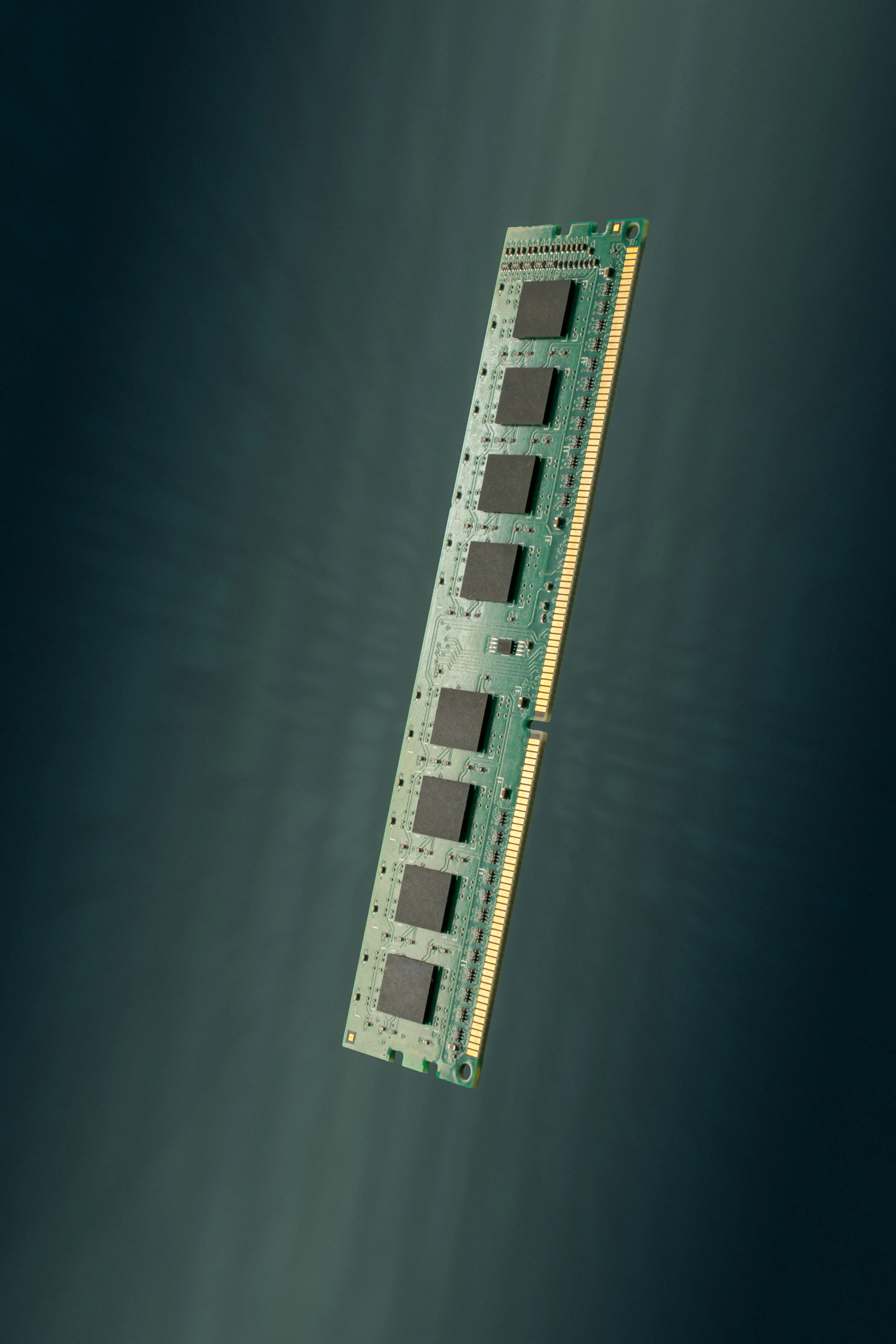 close-up of a computer chip representing why old computers slow down