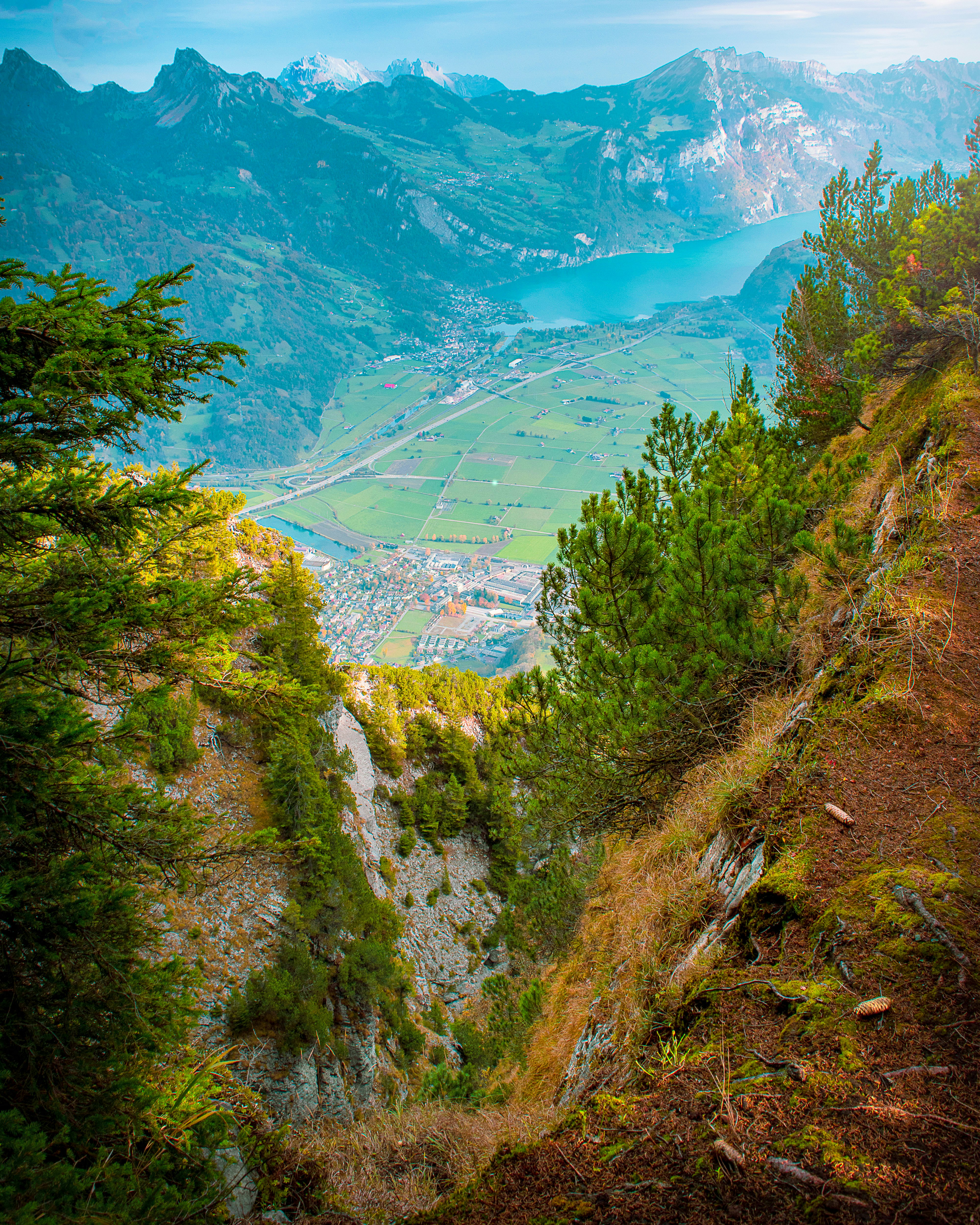 a river running through a valley