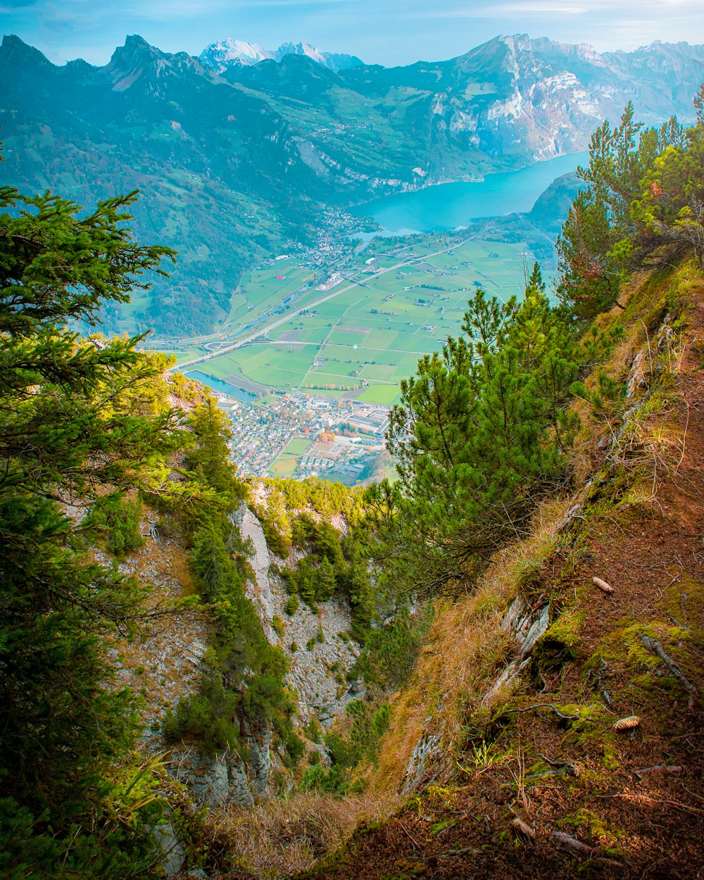 a river running through a valley