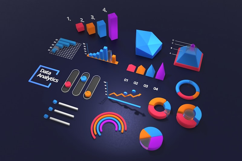 Person analyzing performance metrics and measurement data on computer screen with charts