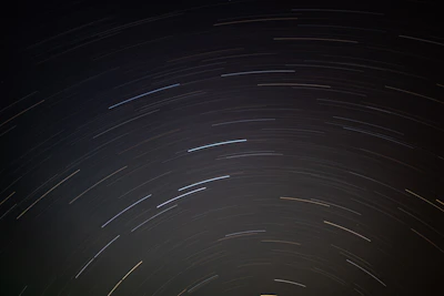 a view of the horizon of a planet from space