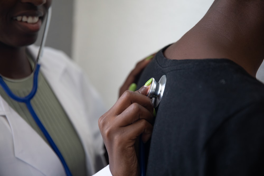 a doctor holding a stethoscope