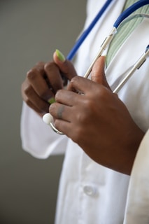 a doctor holding a stethoscope
