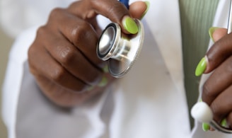 a doctor holding a stethoscope