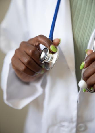 a doctor holding a stethoscope