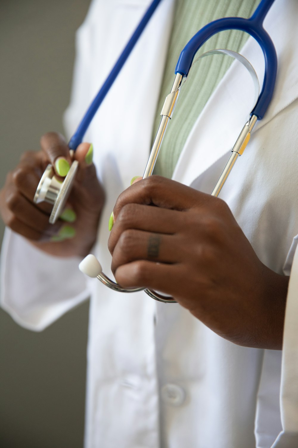 a doctor holding a stethoscope