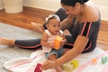 a person and a baby