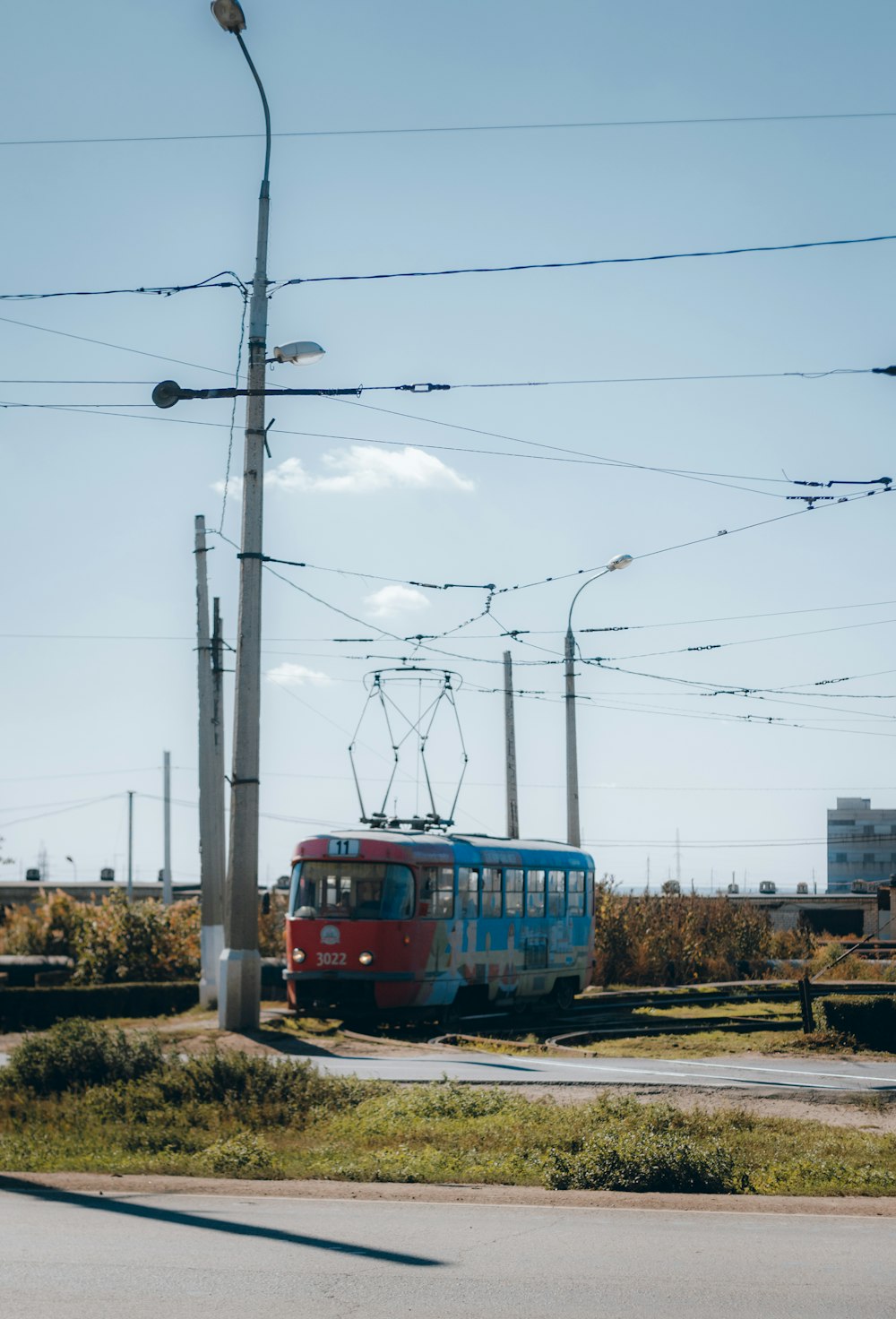 a train on the tracks