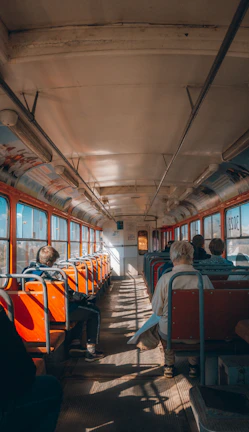 people on a bus