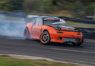 a race car on a track